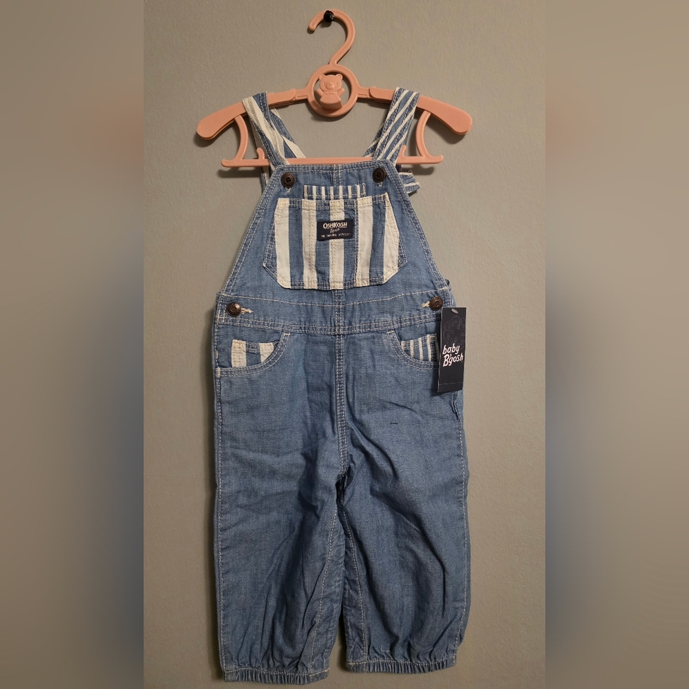 12M OshKosh B'gosh Blue Denim Overalls